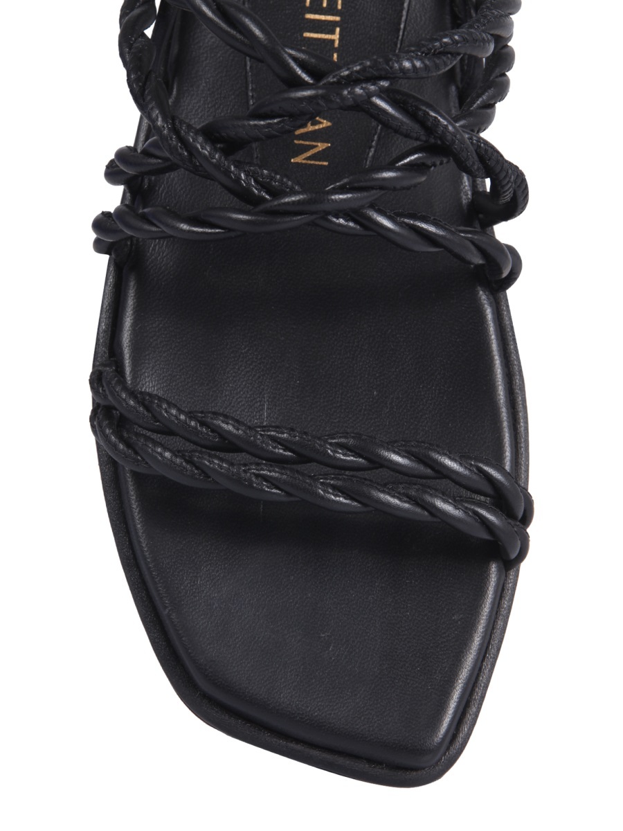 Shop Stuart Weitzman Casual Sandals In Black