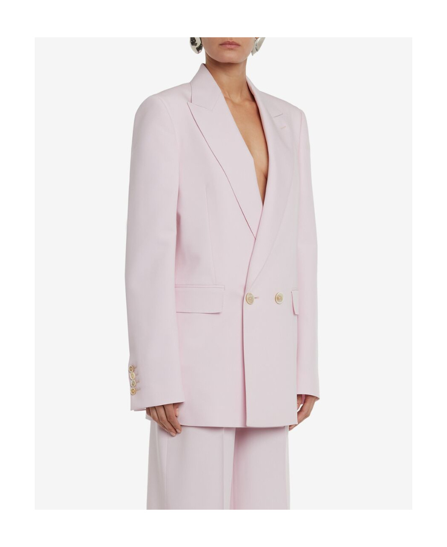 Alexander Mcqueen Doppelreihiger Blazer In Pink