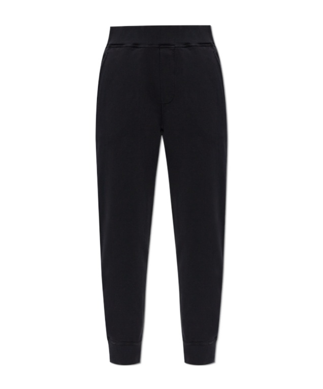 Dsquared2 Logo-embroidered Track Pants In Black