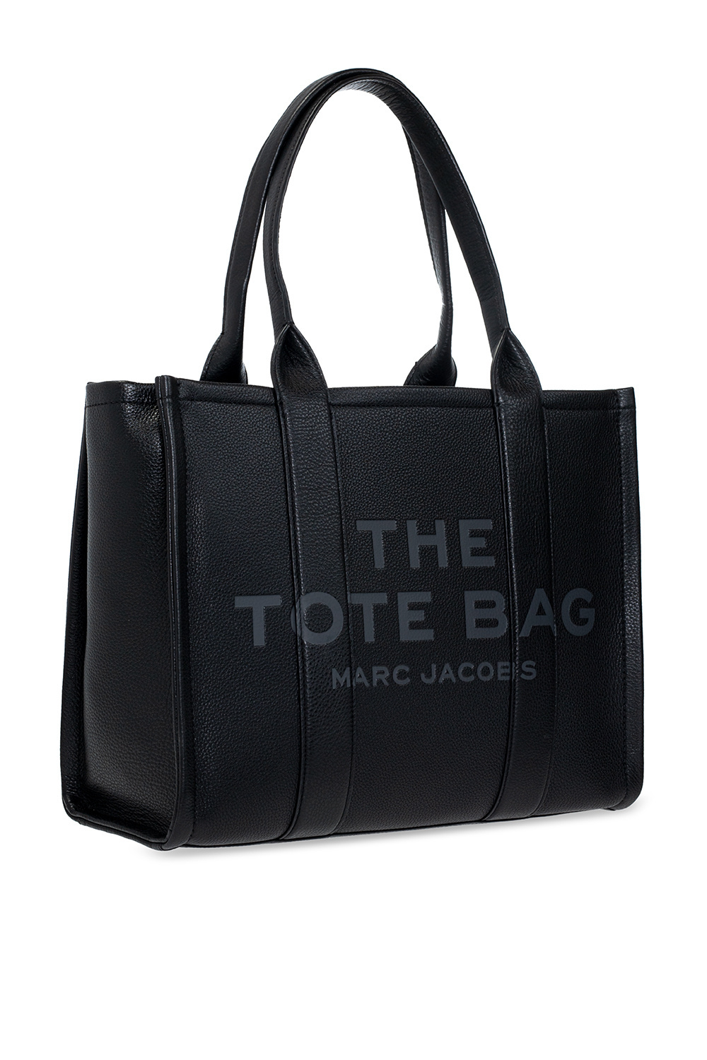 Marc Jacobs The Large Leather Tote Bag In Black