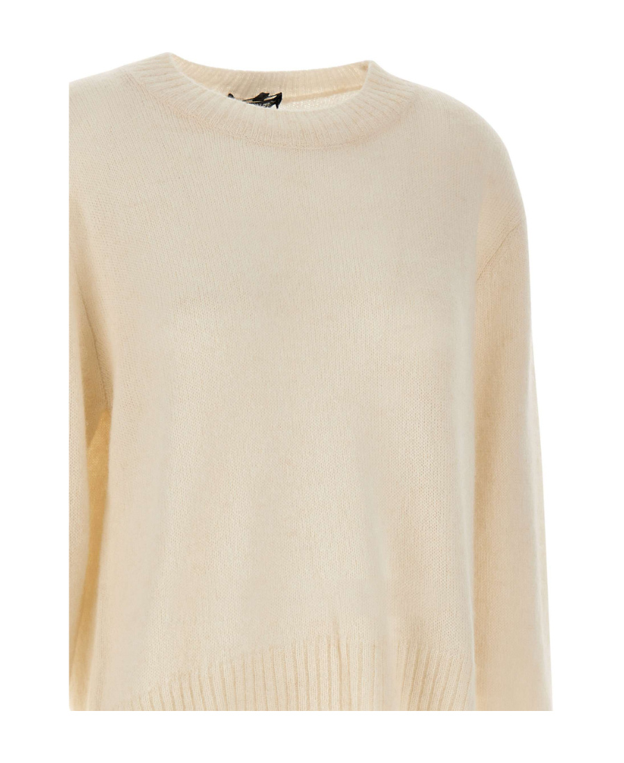 Apc A.p.c. Crewneck Brushed Jumper In Nude