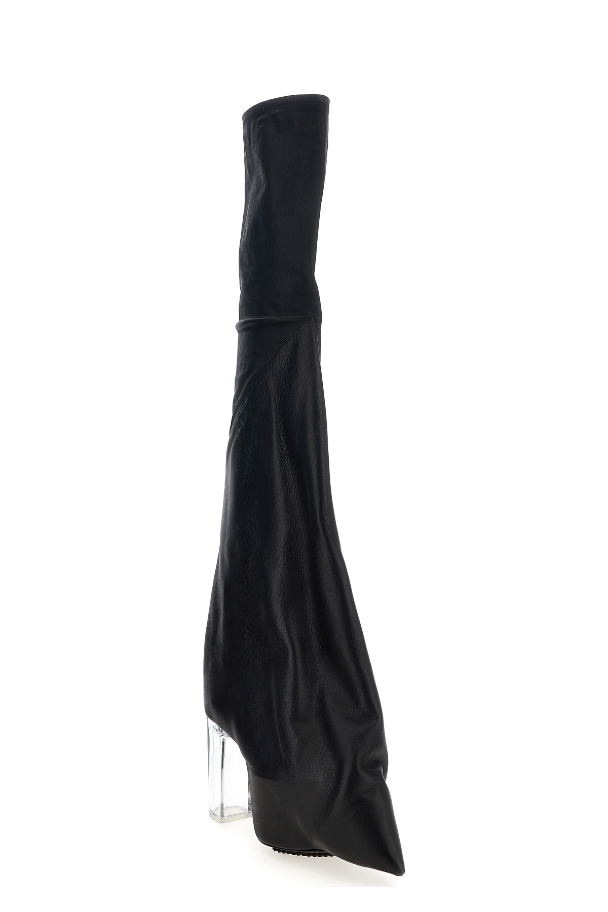 Rick Owens Taco Kiss Over-the-knee Boots In Black