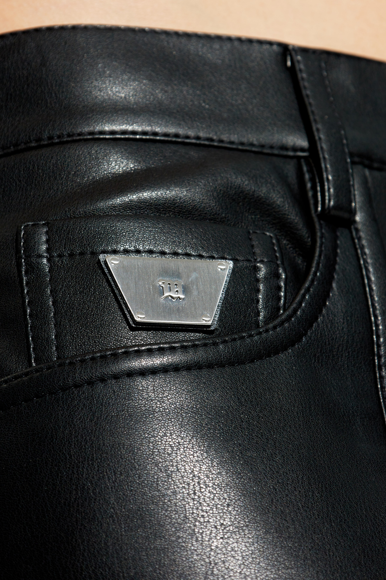 Misbhv Appliqué-logo Trousers In Black