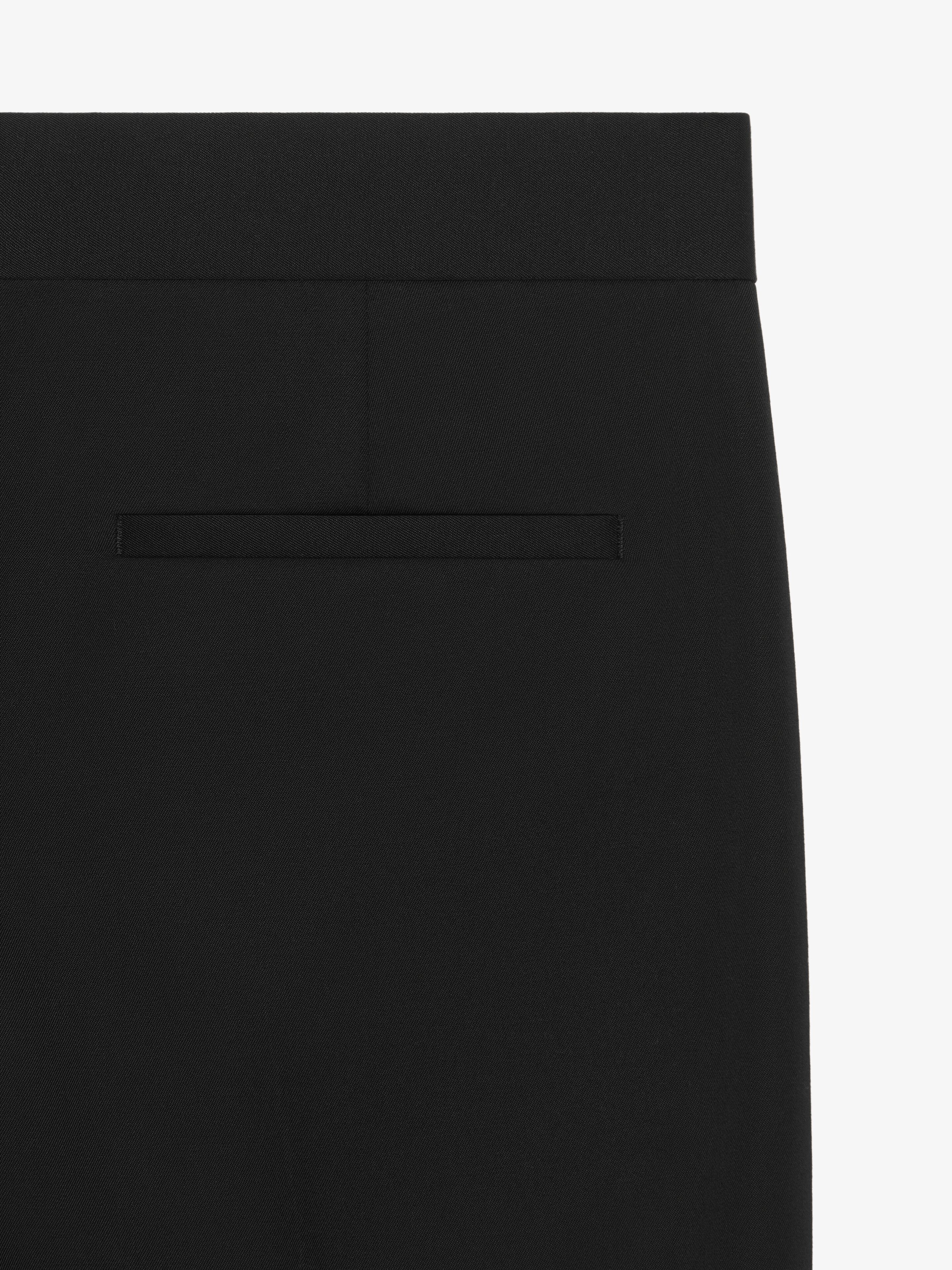 Givenchy Concealed-fastening Tailored Trousers In Black