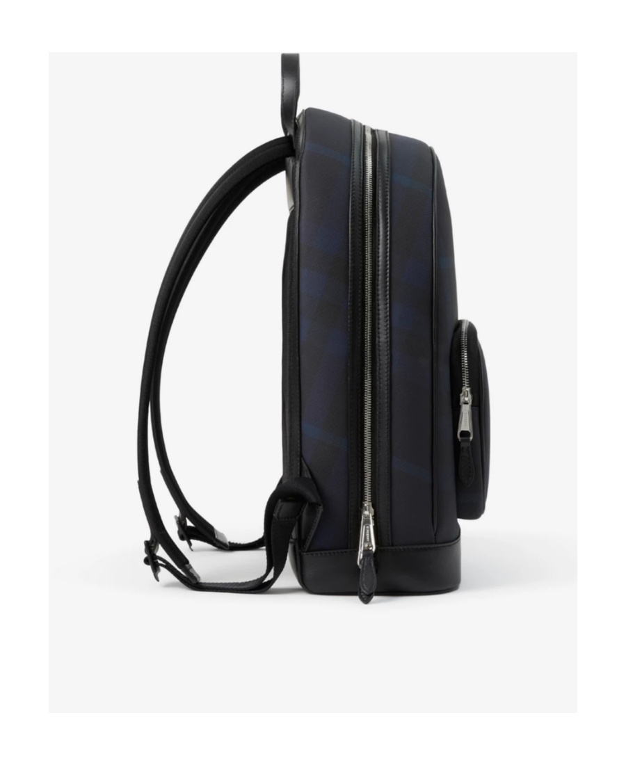 Burberry Rocco Check-print Backpack In Blue
