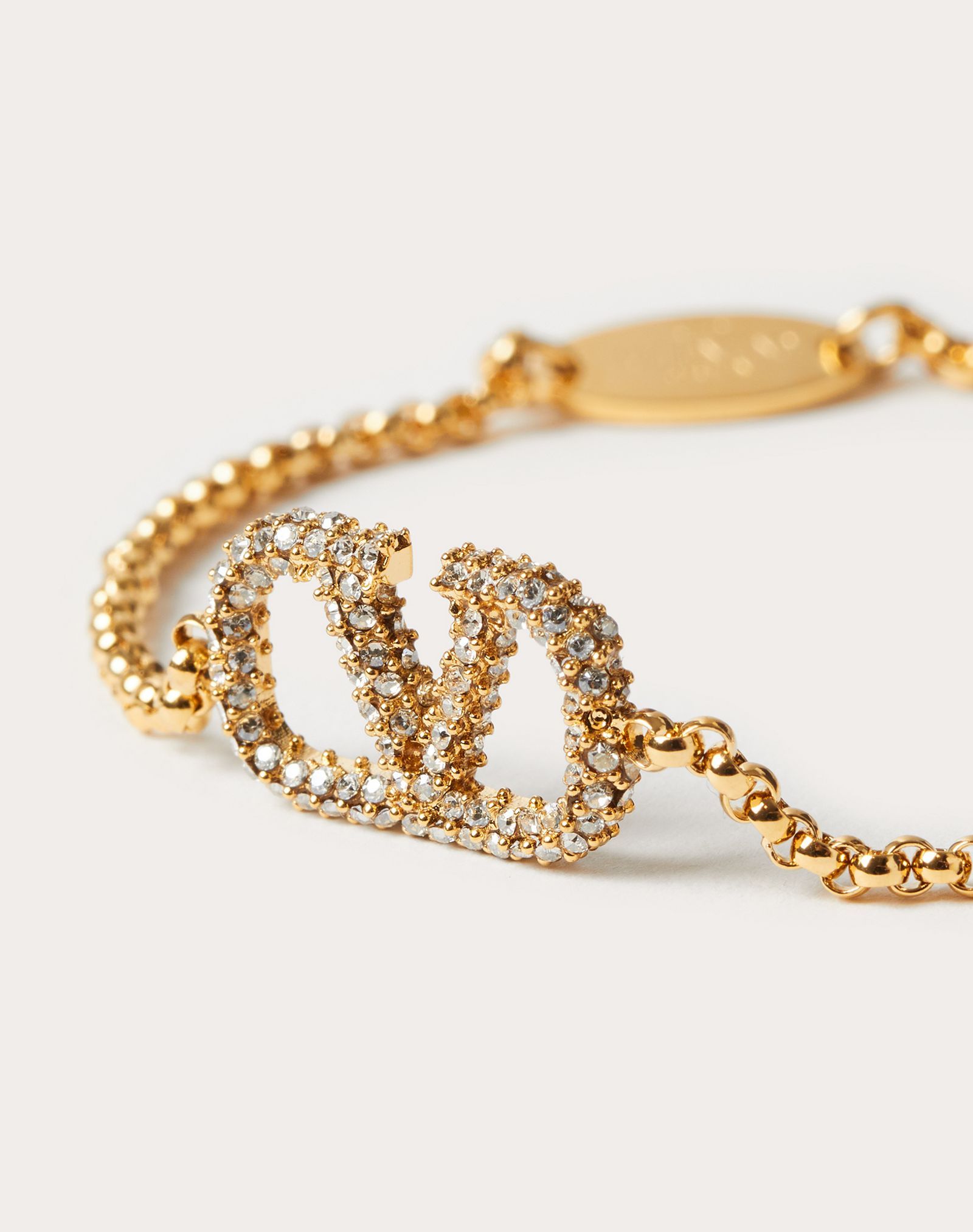 Valentino Vlogo Signature Bracelet In Yellow