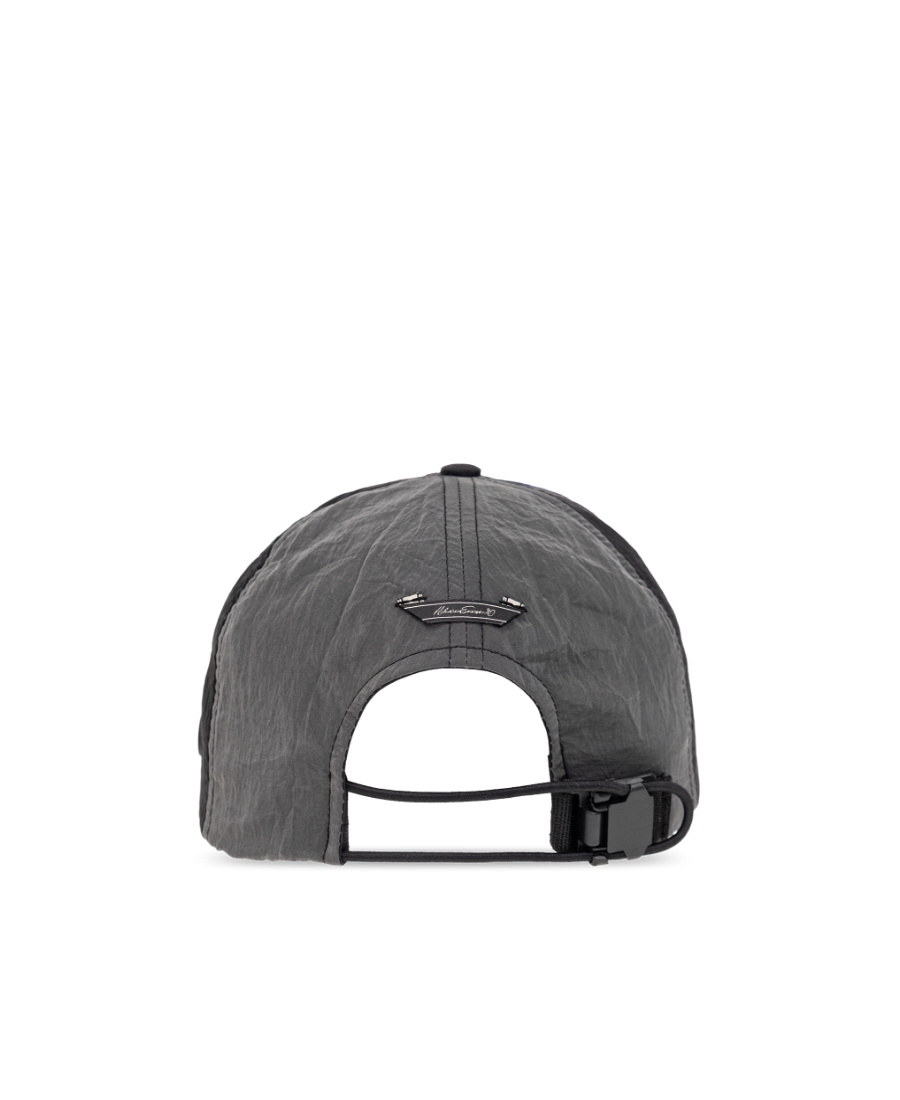 Ader Error Colour-block Panelled Cap In Black