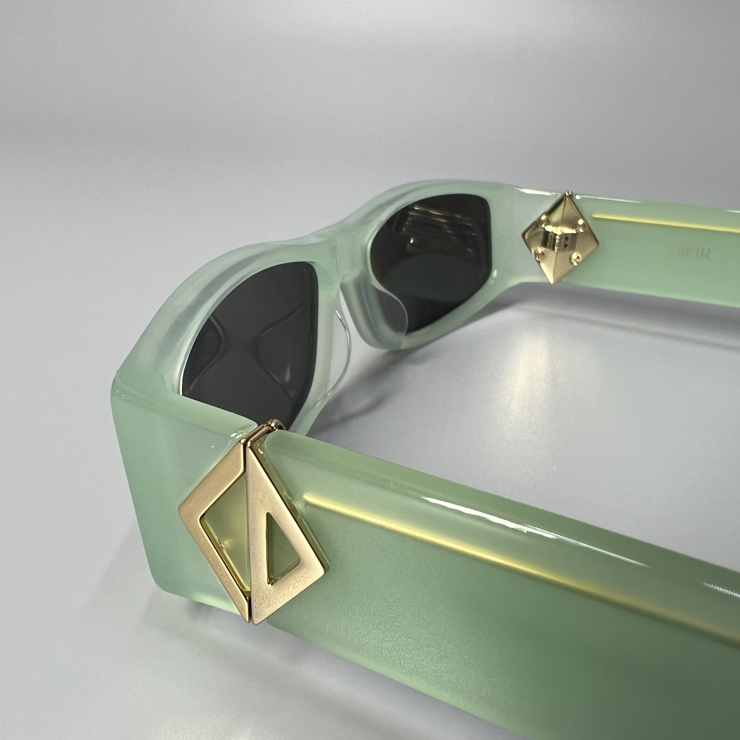 Dior Logo Sunglasses In Green