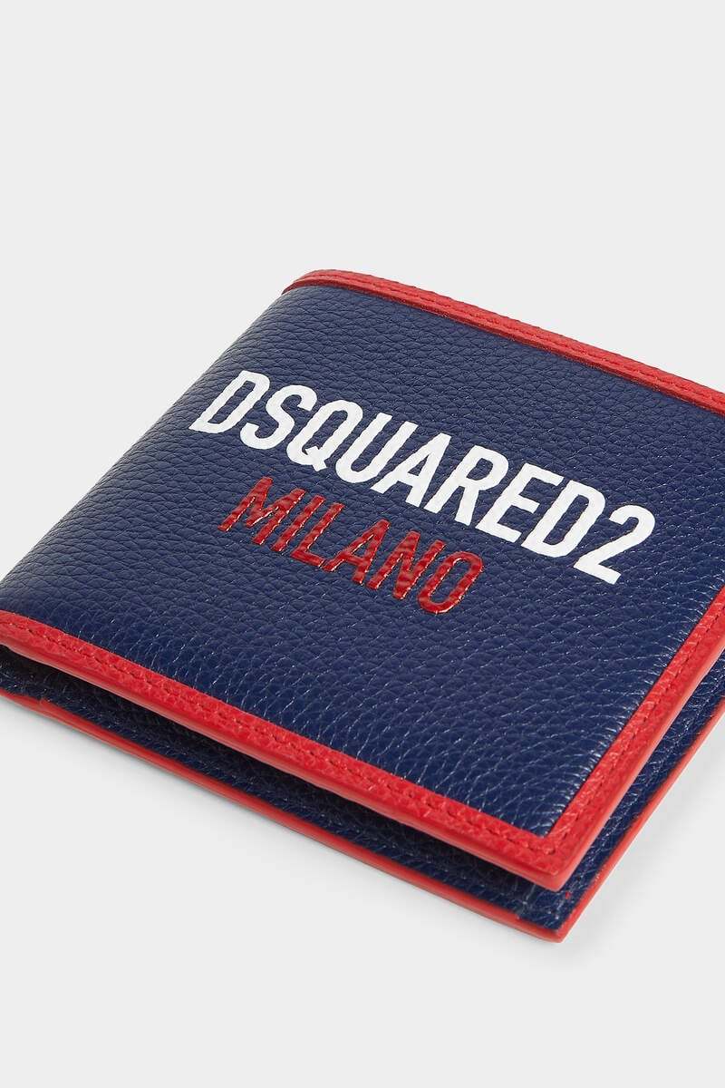 Dsquared2 Milano Coin Wallet Blue In Blue