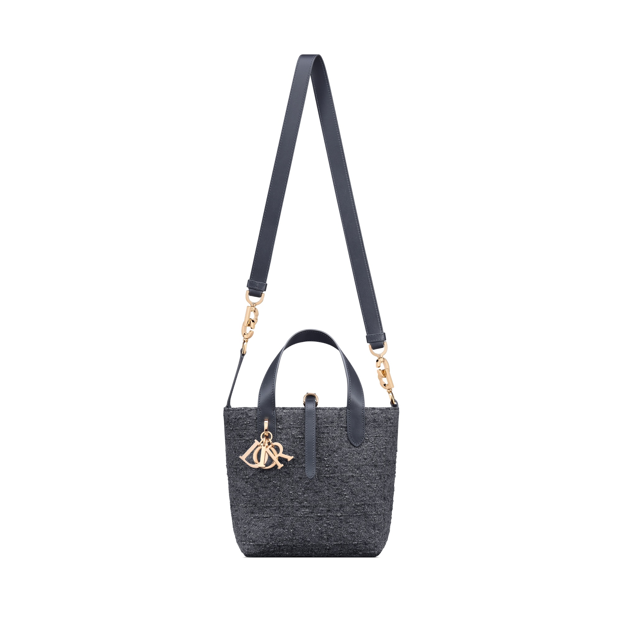 Dior Small  Toujours Vertical Tote Bag In Black