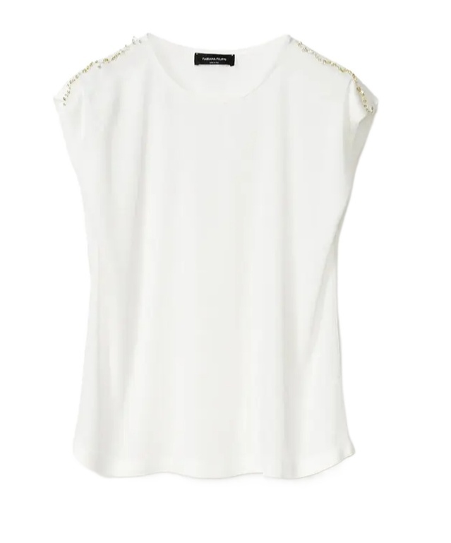 Fabiana Filippi Short-sleeved T-shirt In White