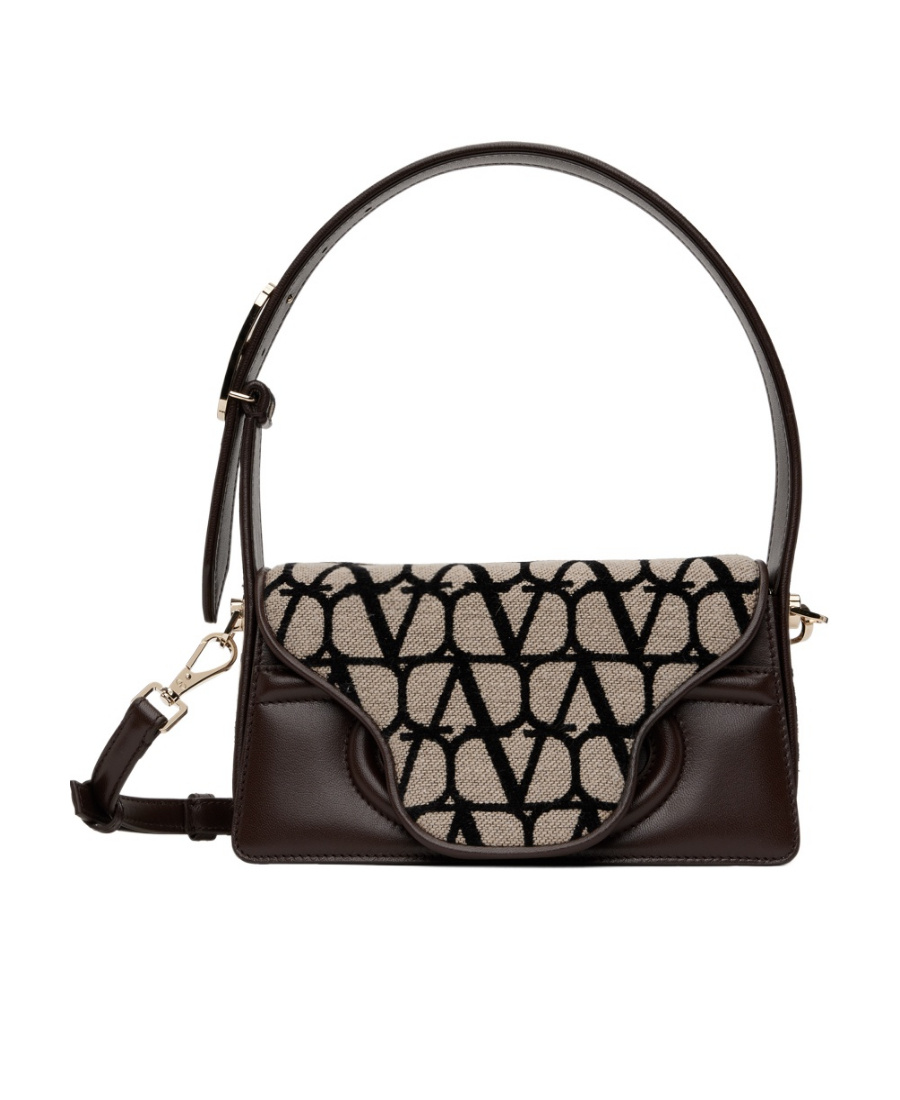 Valentino Le Grand Deuxième Shoulder Bag In Black