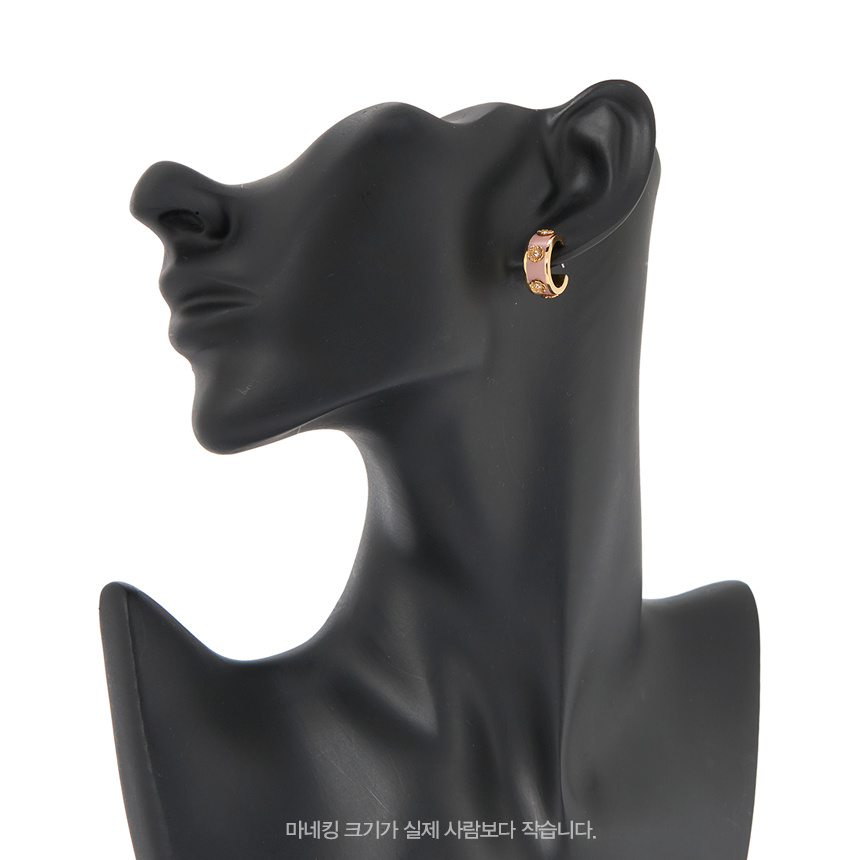 COACH TEA ROSE EARRINGS
