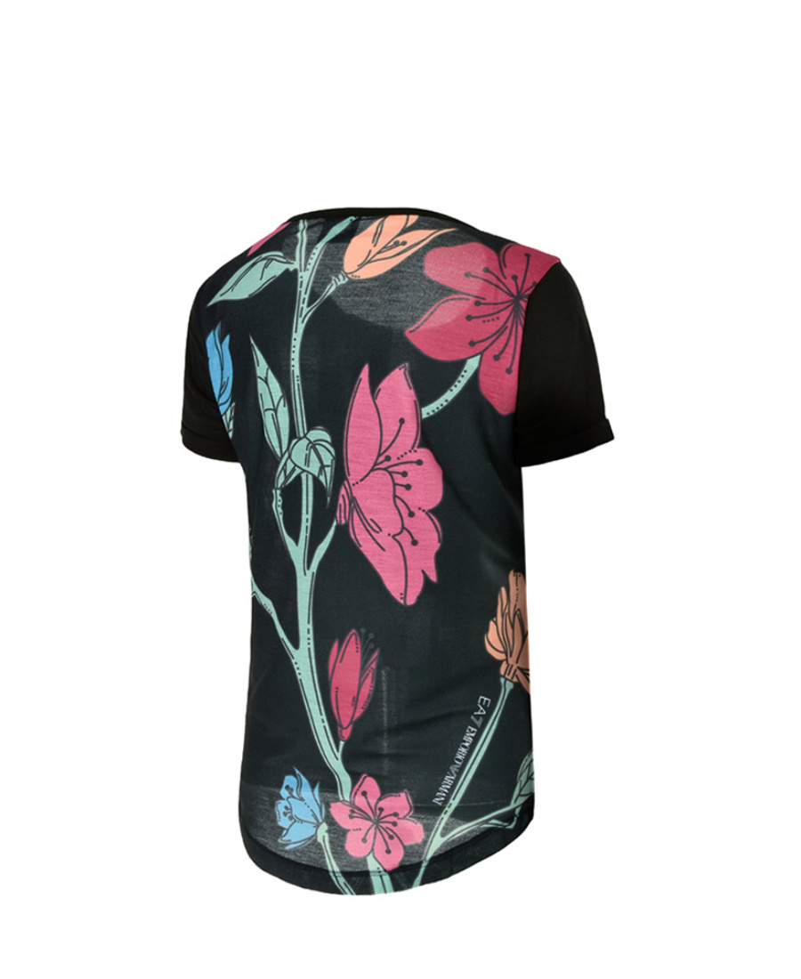 EMPORIO ARMANI PRINTED SHORT-SLEEVED T-SHIRT