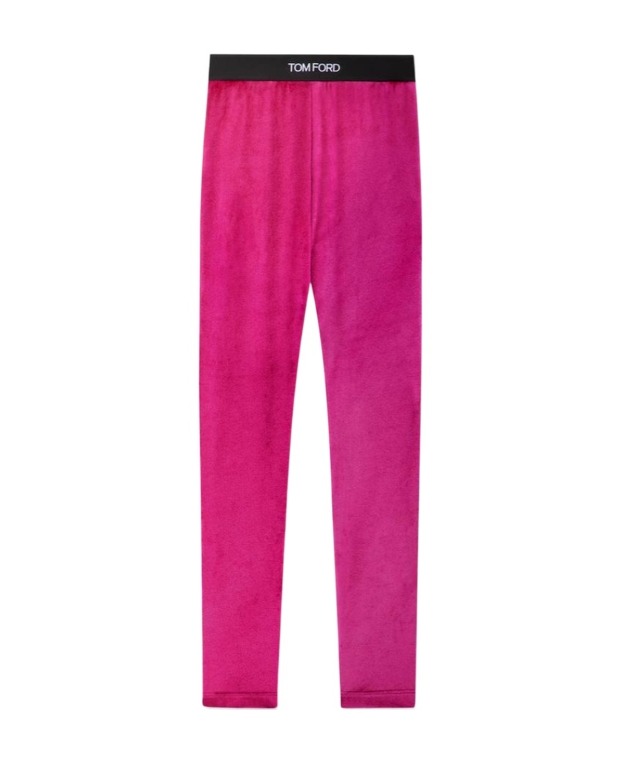 TOM FORD LOGO-WAISTBAND HIGH-WAISTED LEGGINGS