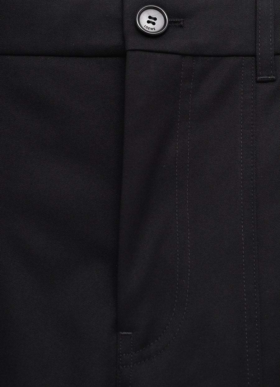 Loewe Belt-loop Casual Pants In Black