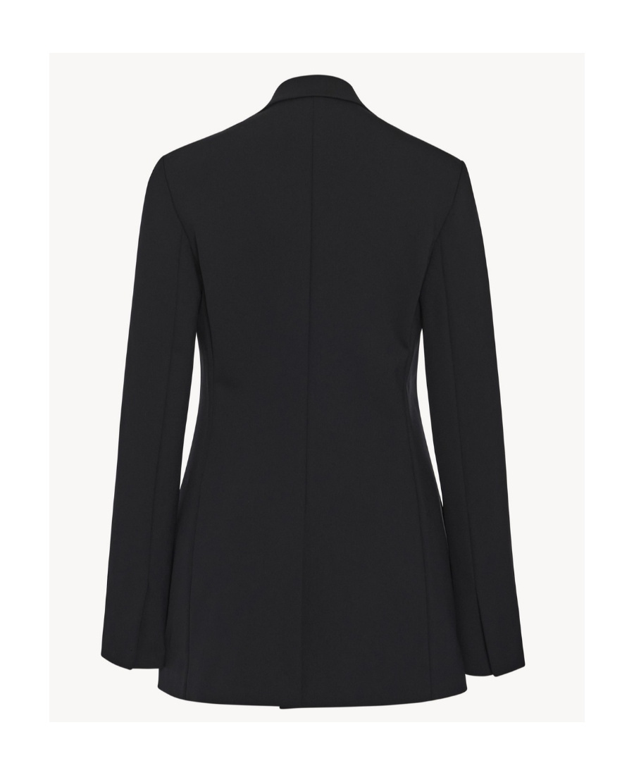 Shop The Row Slim Suit Jacket In Black