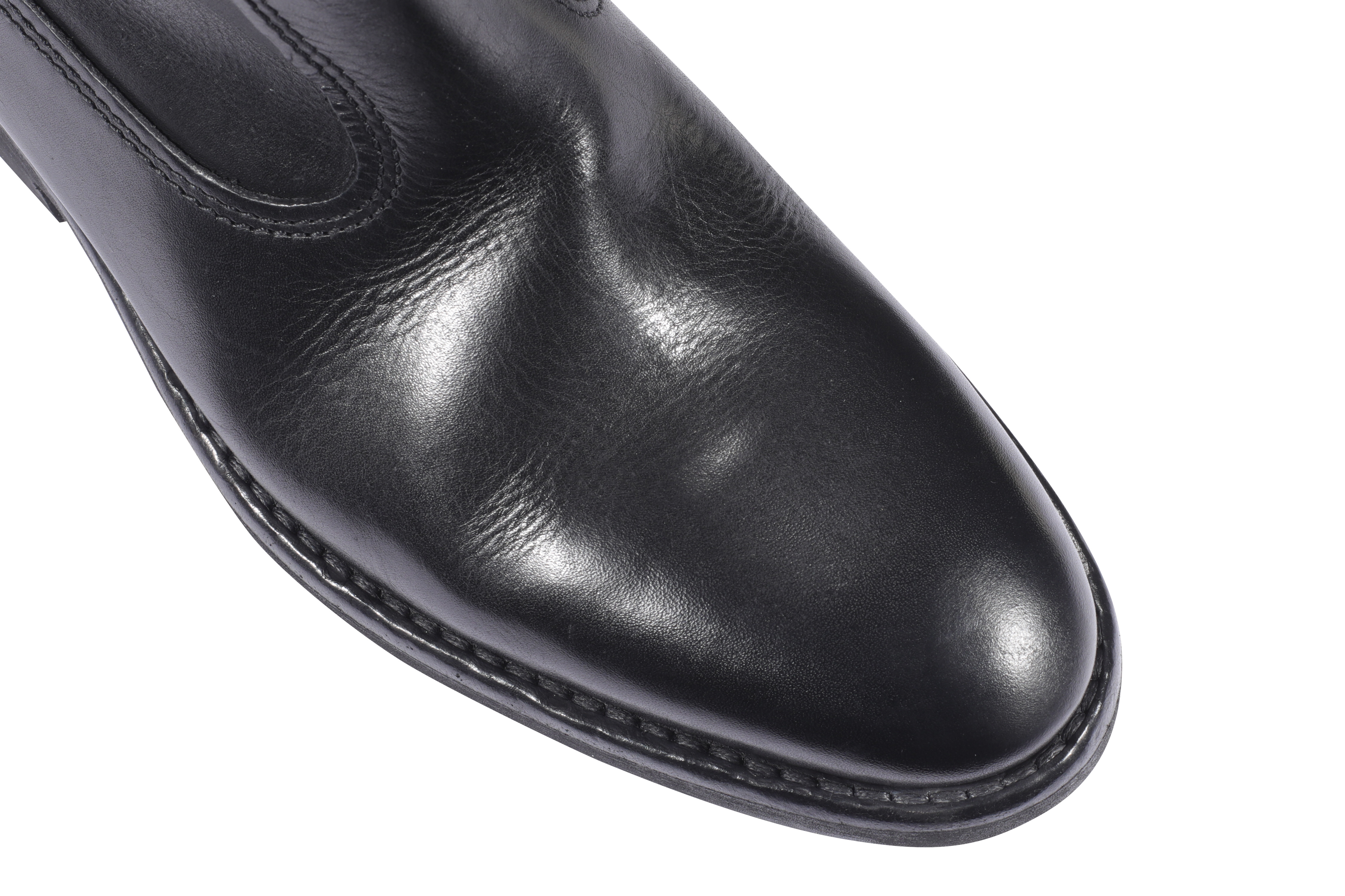 Golden Goose Biker Leather Ankle Boots In Black