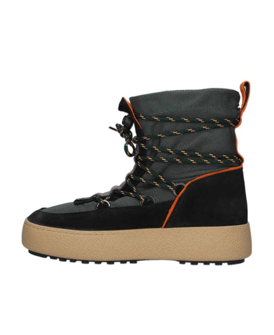 Moon Boot Mtrack Sport Khaki Boots In Black