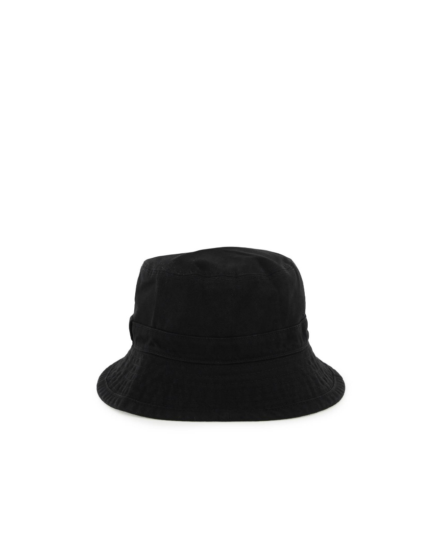 We11 Done Logo-print Bucket Hat In Black
