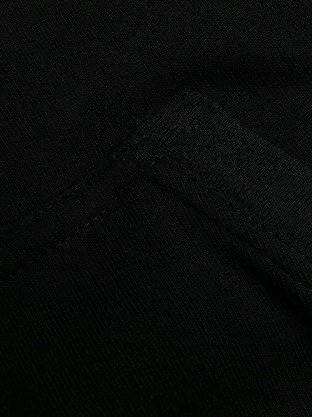 Paul & Shark Logo Printed Hooded Casual Jacket In Black