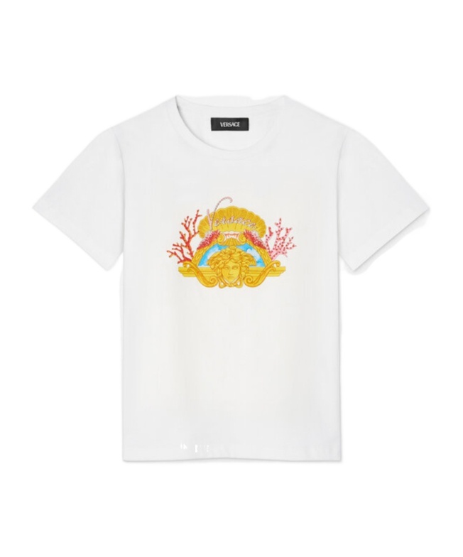 Versace Short-sleeved T-shirt In White