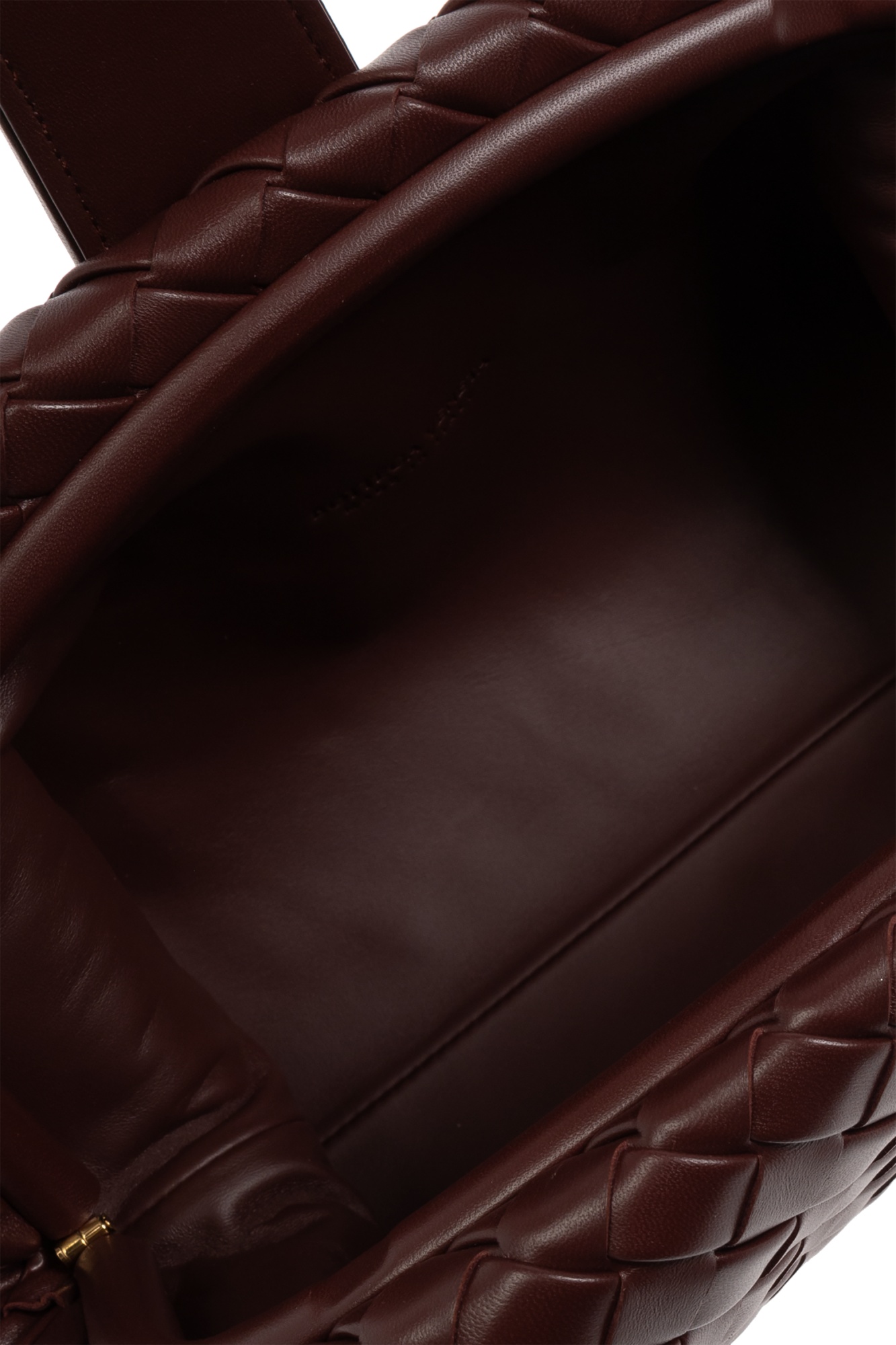 Bottega Veneta Chain Shoulder Bag In Red