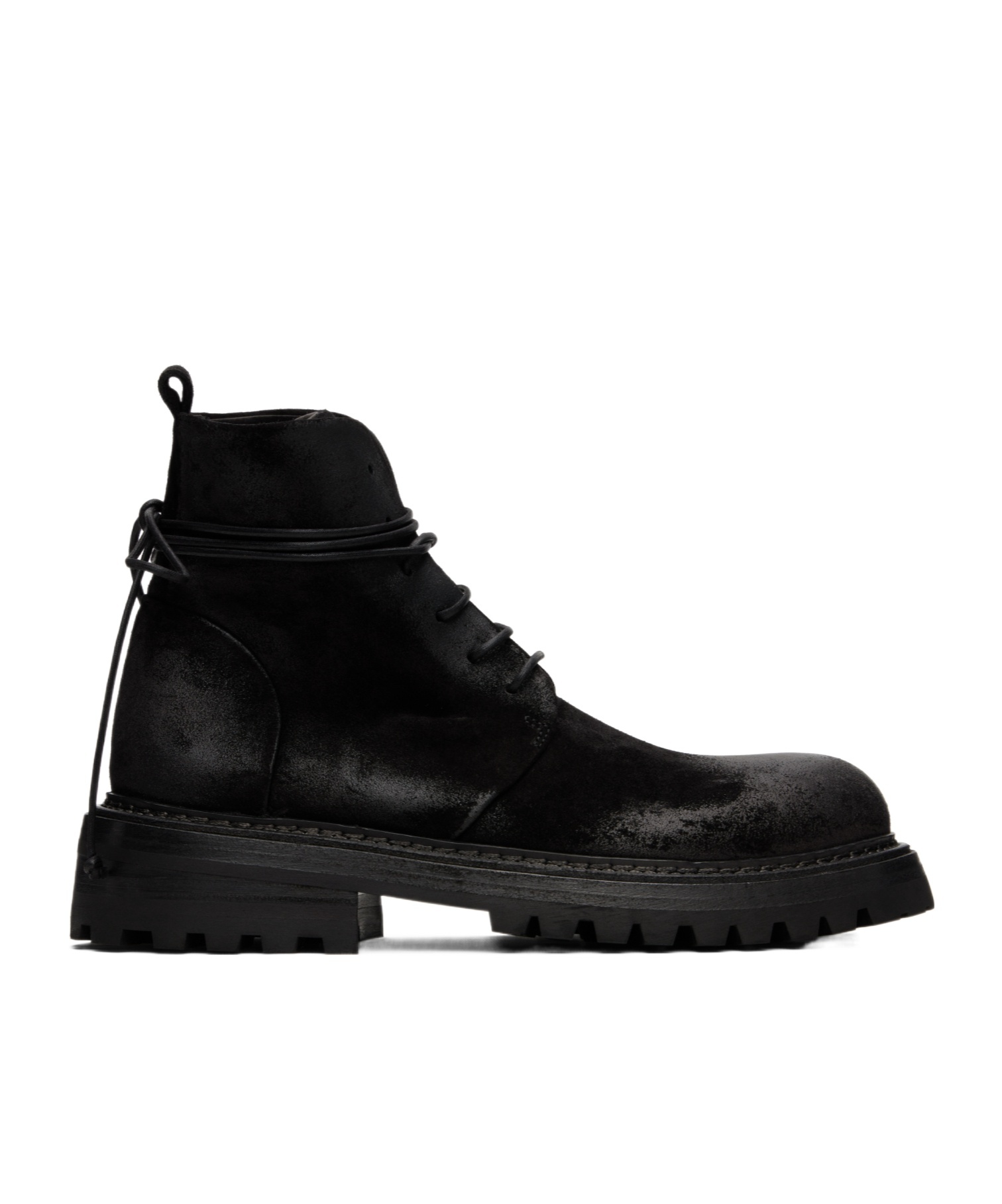 Marsèll Combat Ankle Boots In Black