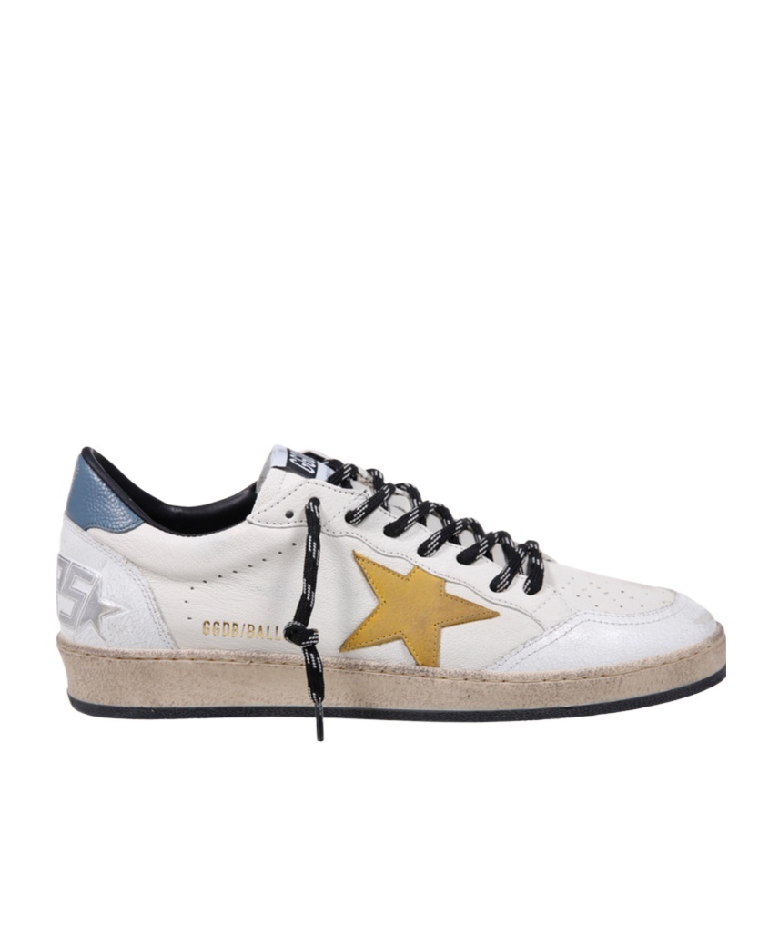 Golden Goose Deluxe Brand Ball Star Lace-up Sneakers In White