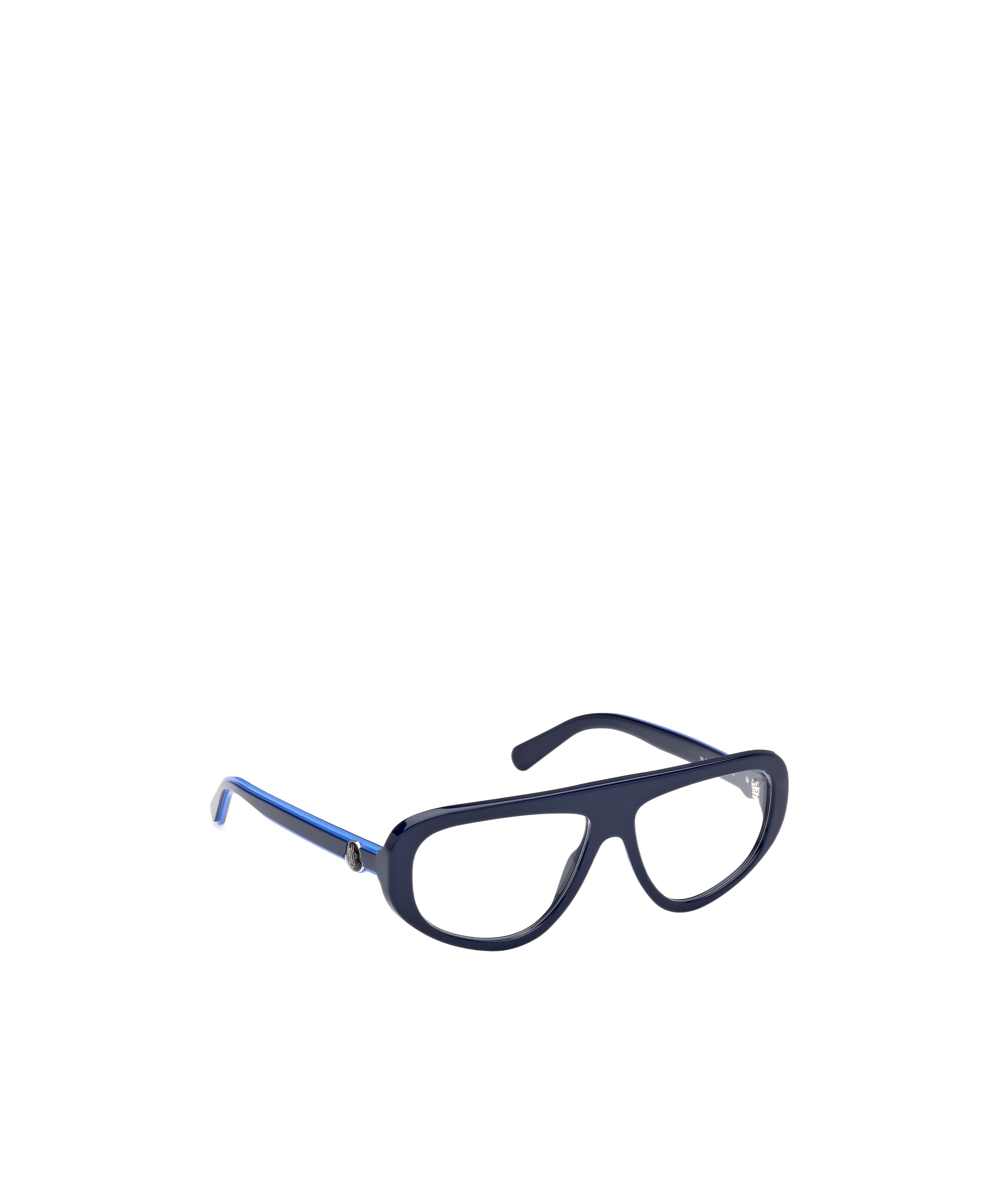 Moncler Logo Flat Mirror In Blue