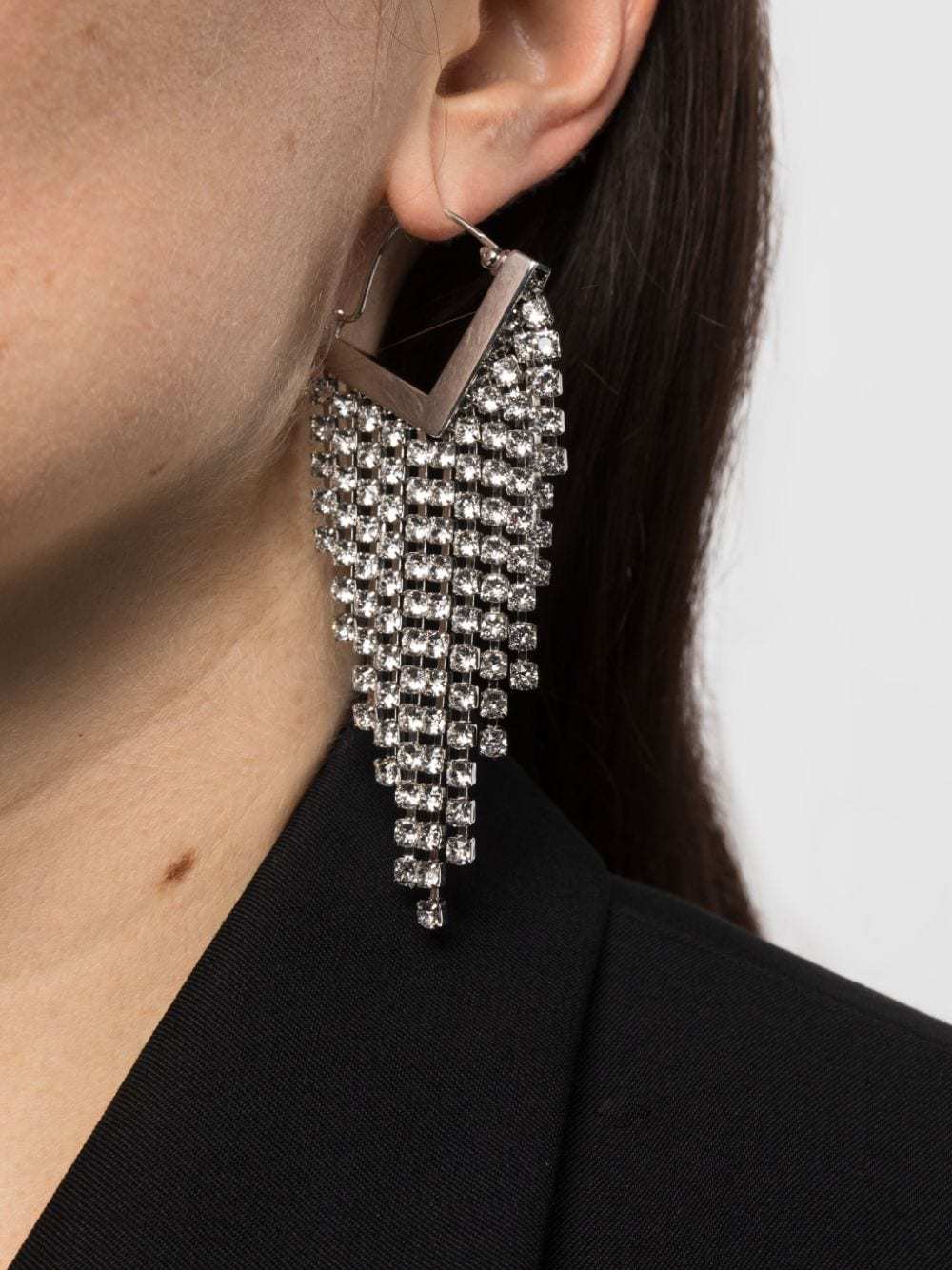 Shop Isabel Marant Melting Earrings In White
