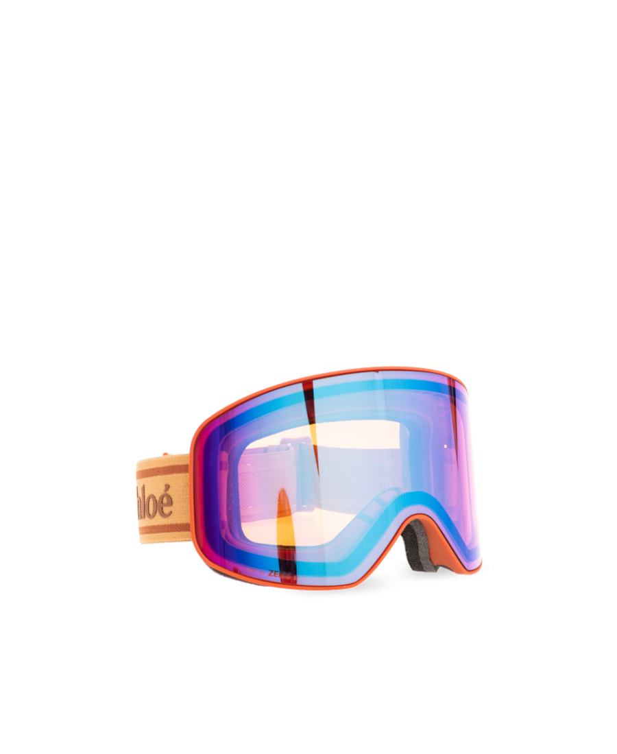 Chloé Eyewear Elasticated-band Ski Sunglasses In Blue