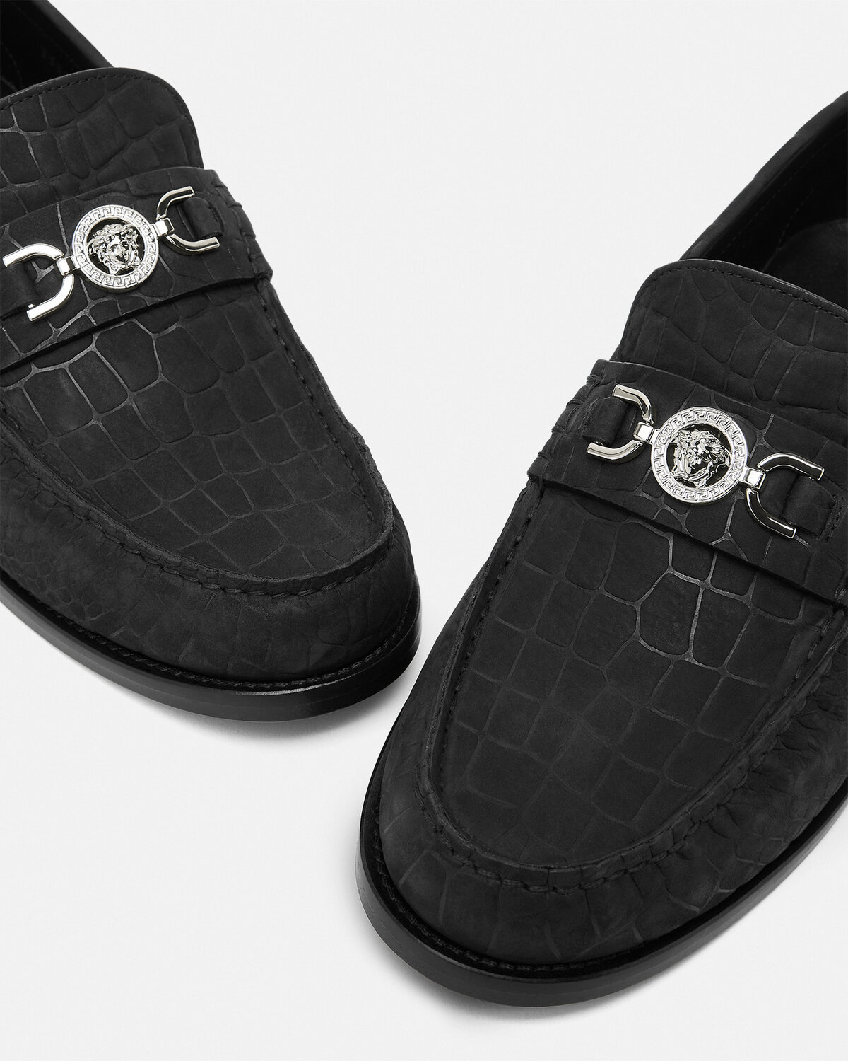 Versace Medusa '95 Loafers In Black