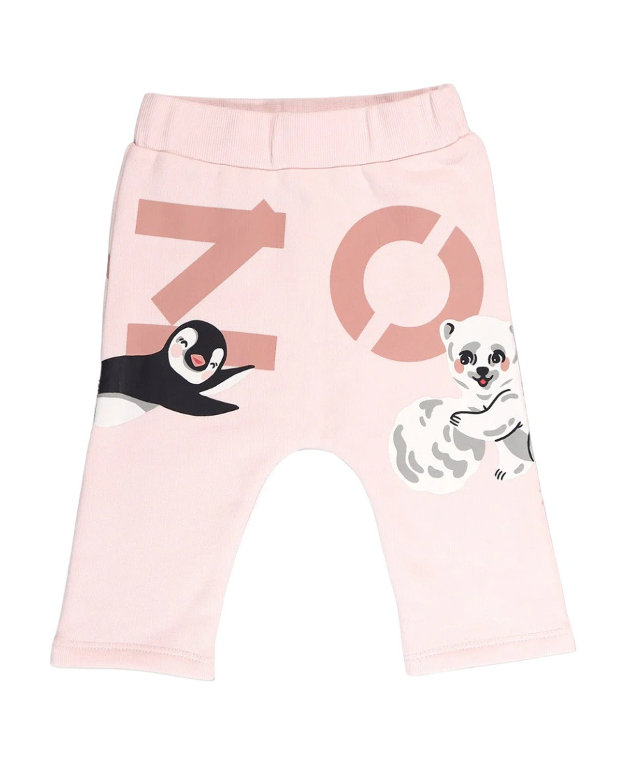 Kenzo Tiger Printed Logo Set In Pink