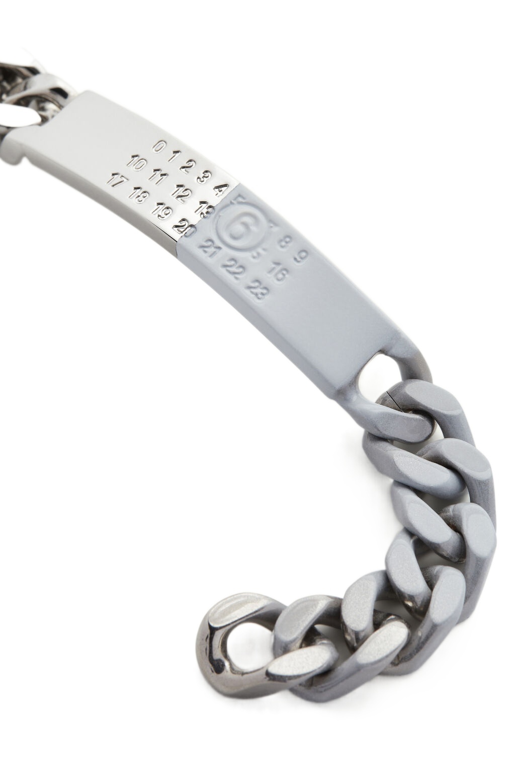 Mm6 Maison Margiela Chain Bracelet In Metallic