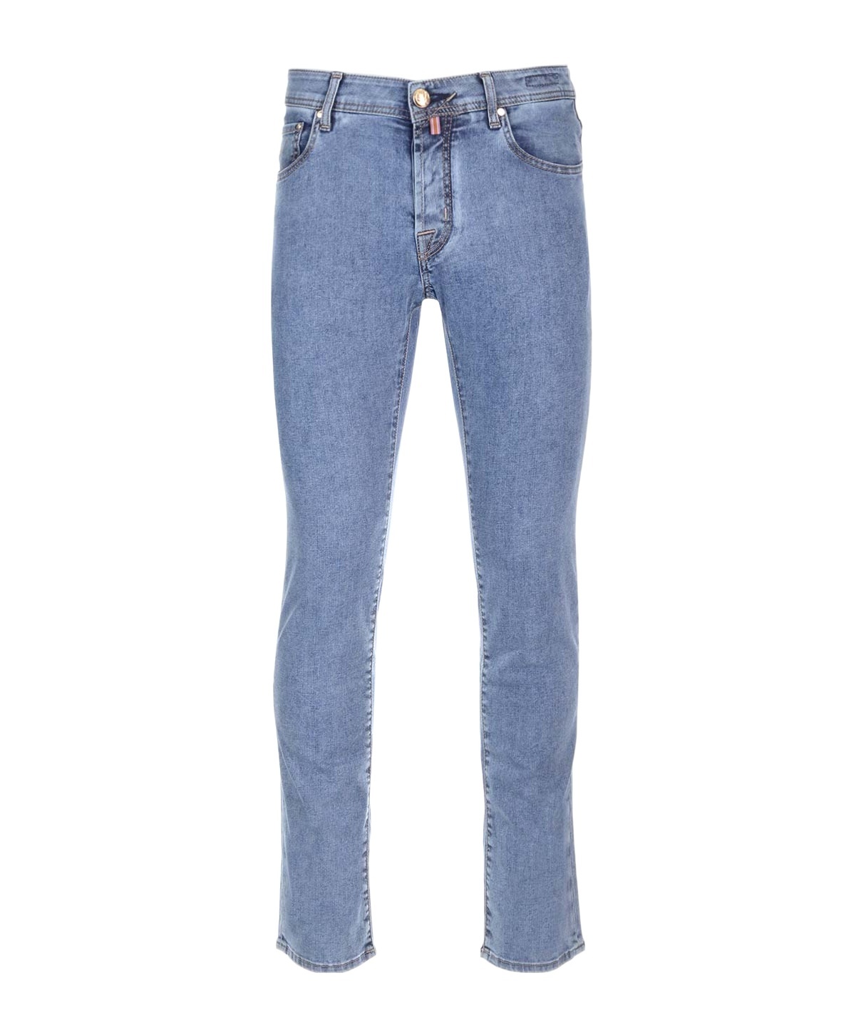 JACOB COHEN MULTI-POCKET DENIM TROUSERS