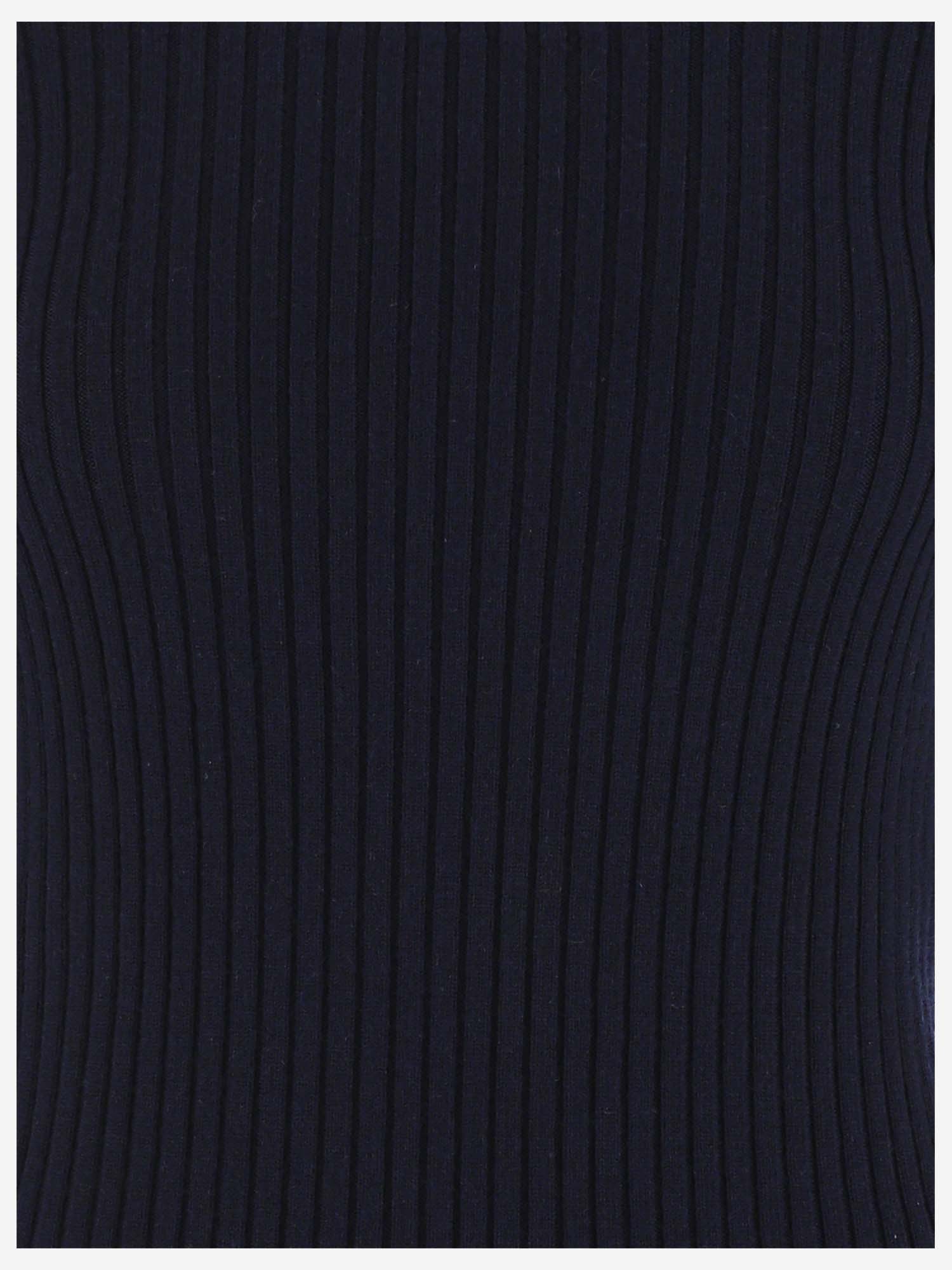 Chloé Wool Knitted Pullover In Black