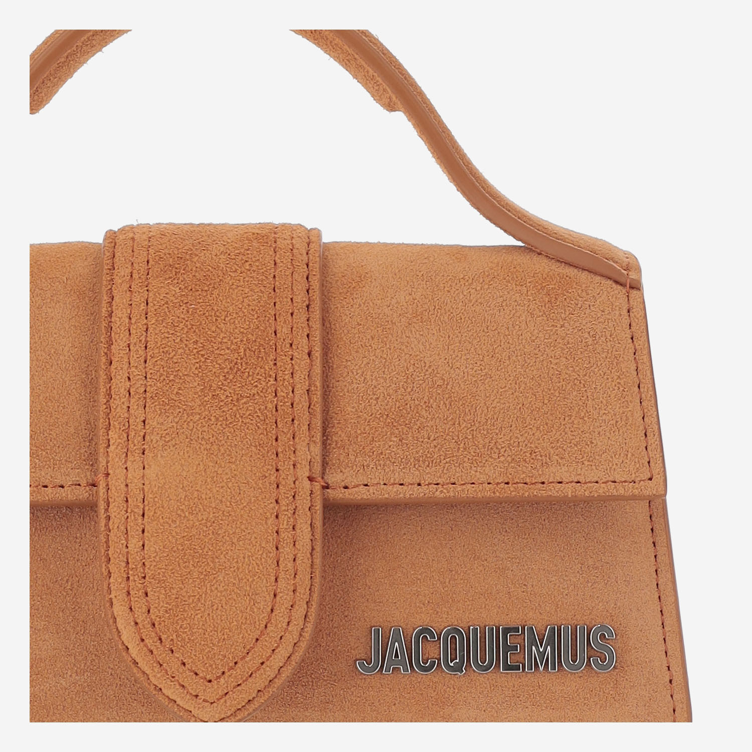 Jacquemus Womens Terracotta Le Bambino Leather Top Handle Bag In Brown