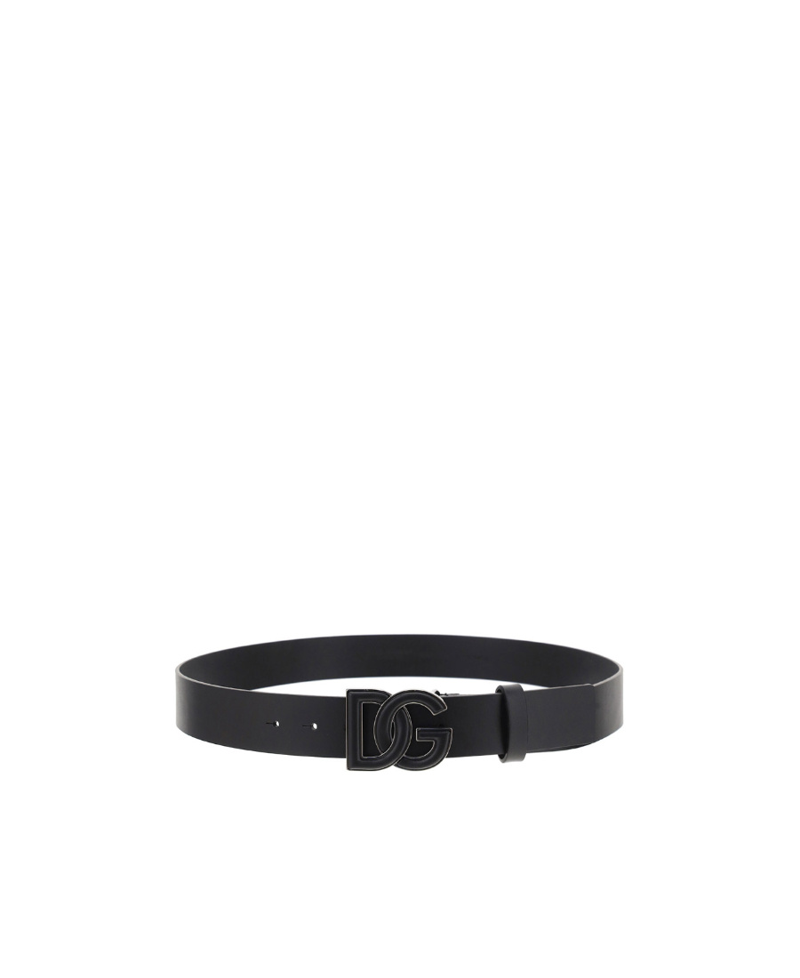 DOLCE & GABBANA DG LOGO PLAQUE BELT