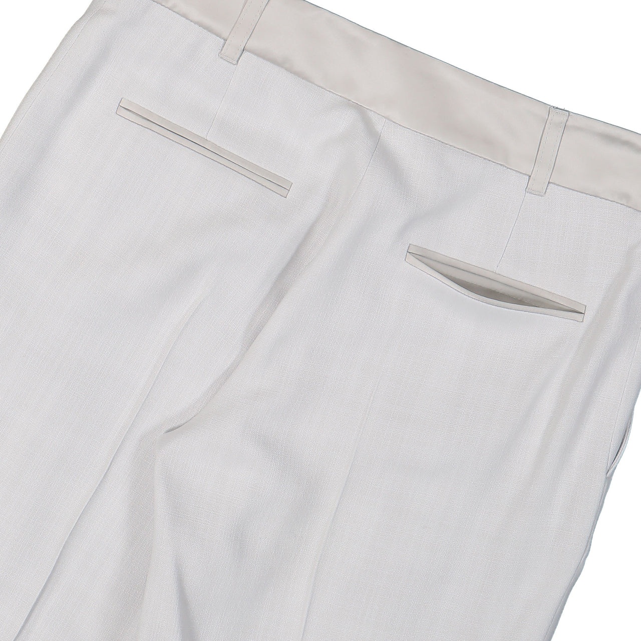 Casablanca Belt Loop Casual Pants In White
