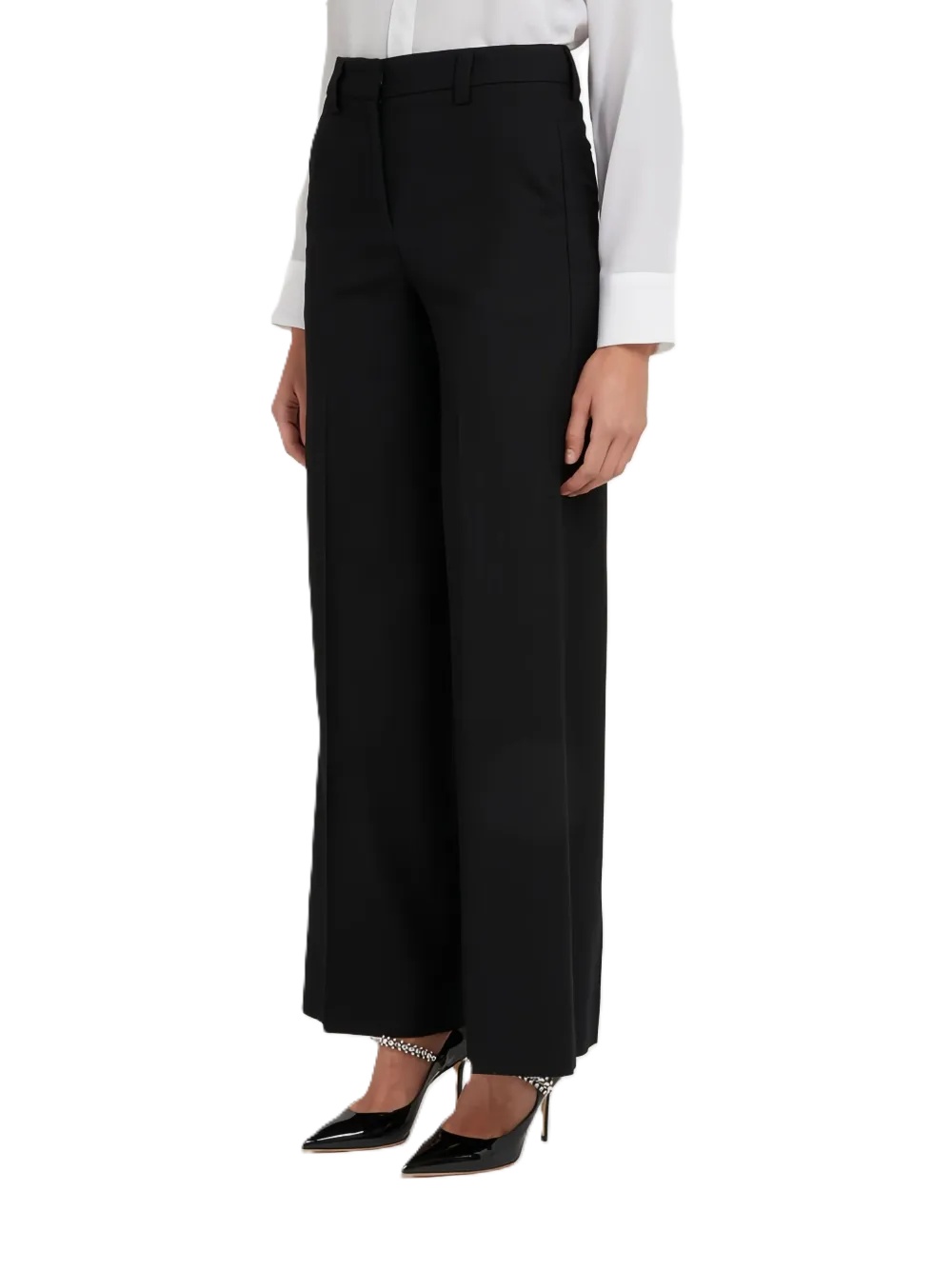 Incotex Belt Loop Casual Pants In Black