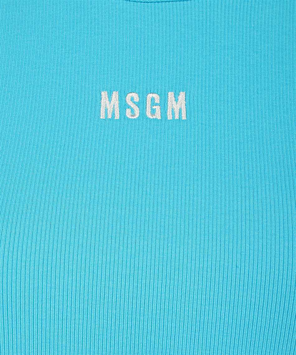 Msgm Sleeveless Vest In Green