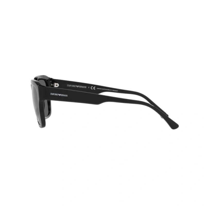 Emporio Armani Square Sunglasses In Black