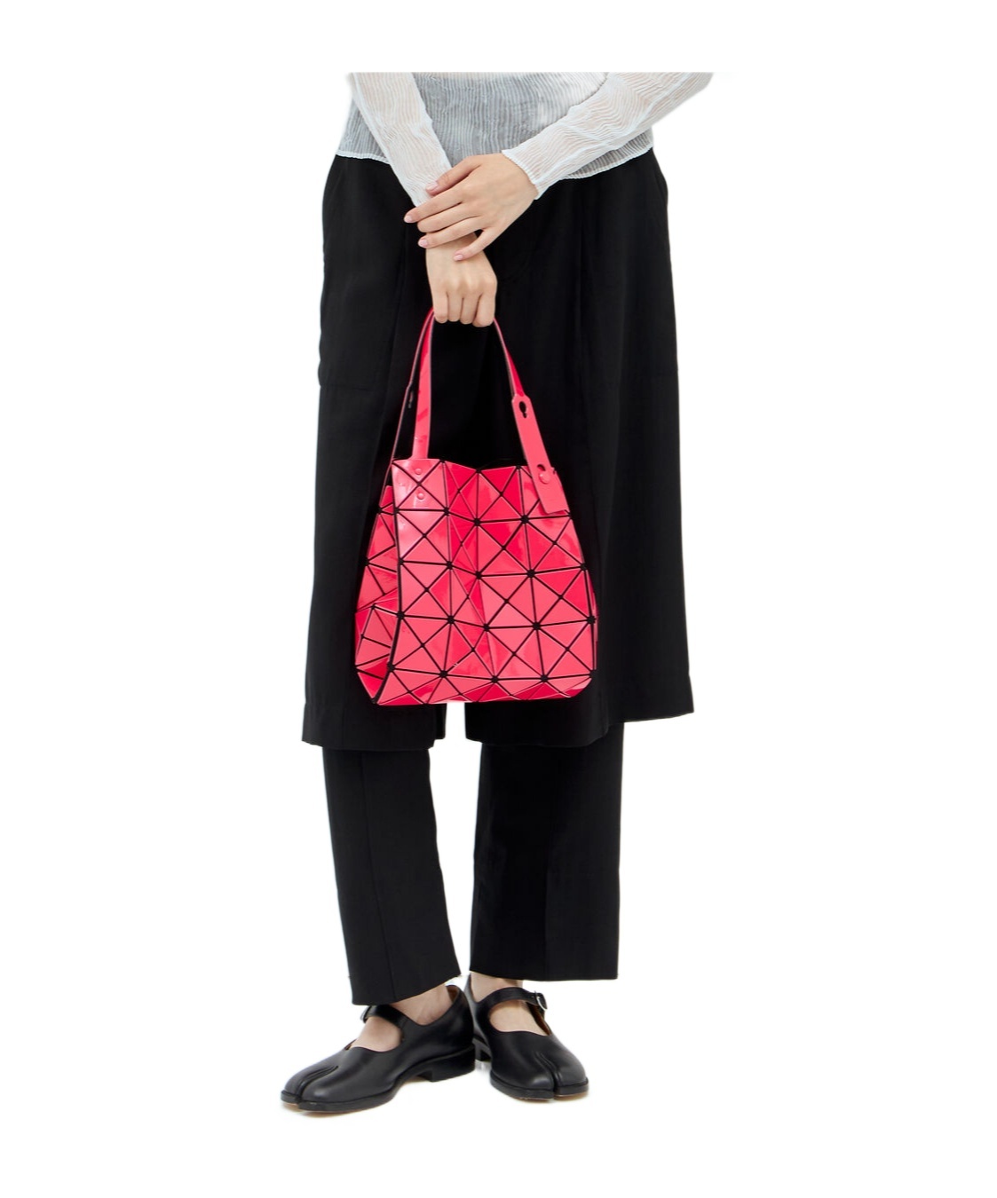Bao Bao Issey Miyake Carat Tote Bag In Red