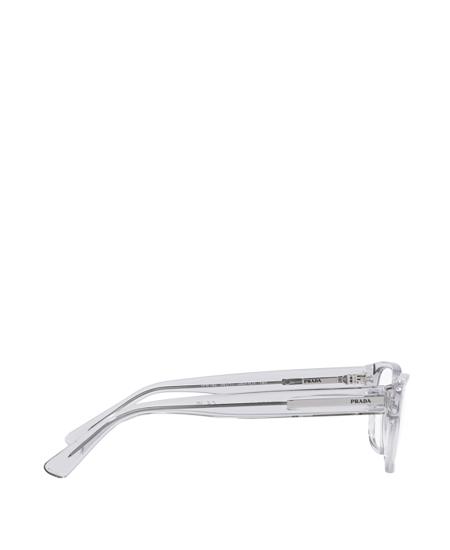 Prada 56mm Rectangular Optical Glasses In White