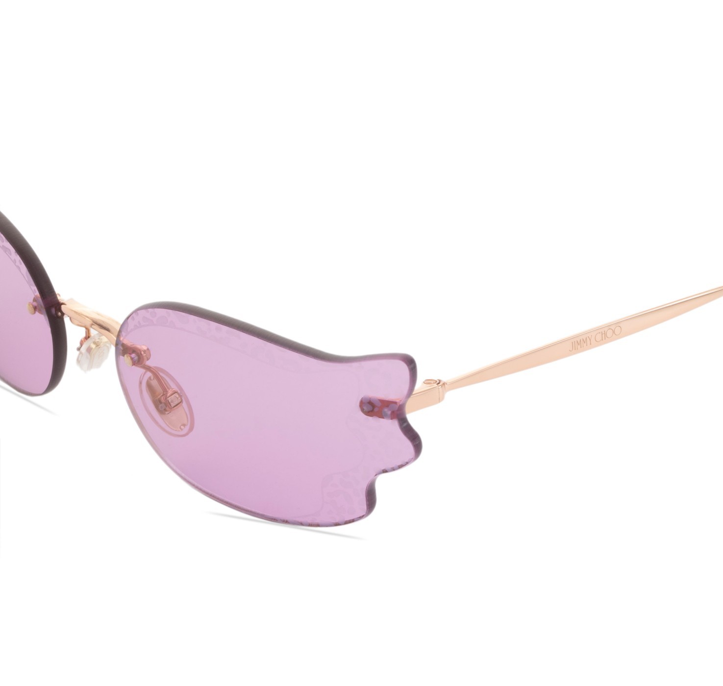 Jimmy Choo Eyewear Cat-eye Sunglasses In Pink