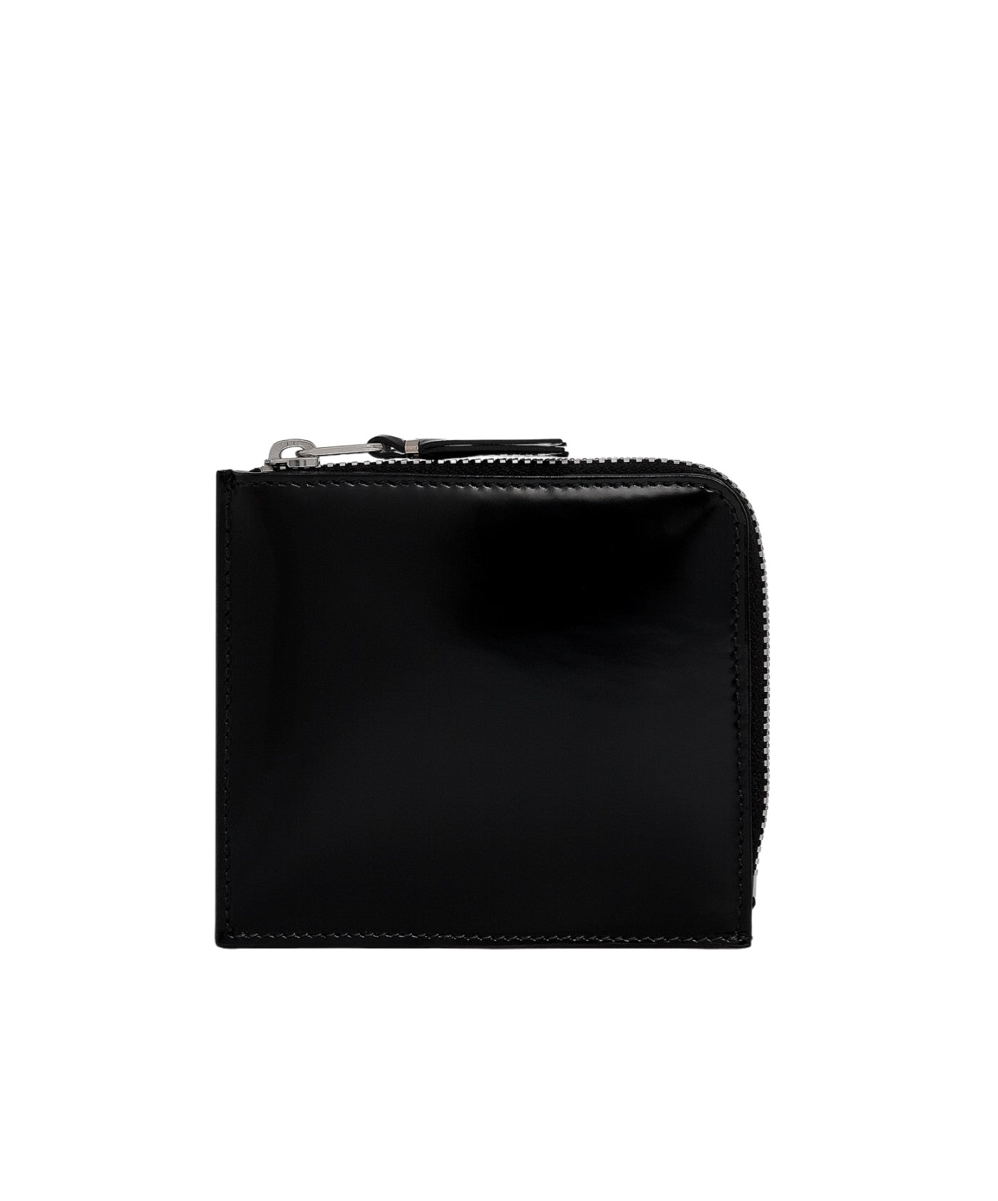 Shop Comme Des Garçons Play Mirror Inside Leather Wallet In Black