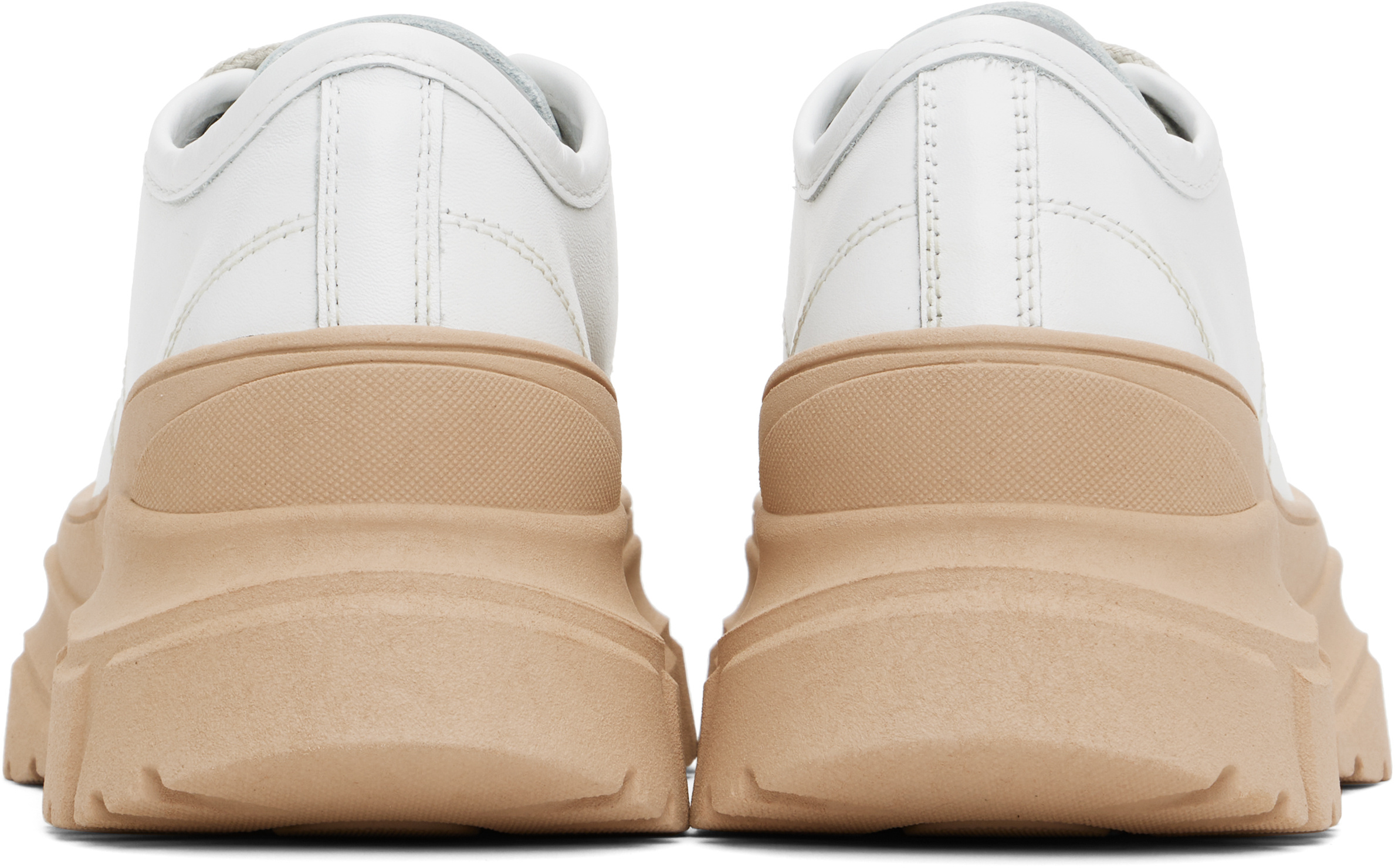 Sofie D'hoore Leather Sneakers In Nude