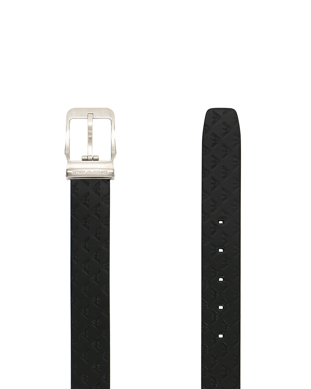 EMPORIO ARMANI LOGO ENGRAVING BELT