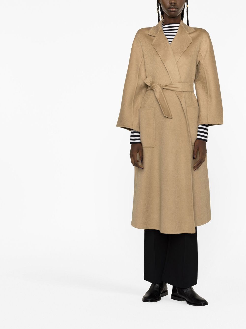 Max Mara Manuela Coat In Brown